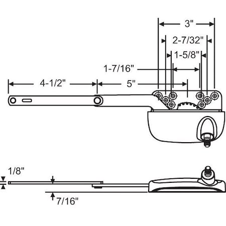 Strybuc Split Arm Casement Operator 36-390-3E